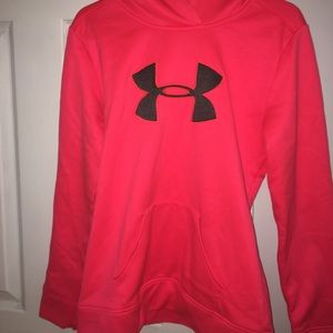 Bright Pink under armour hoodie